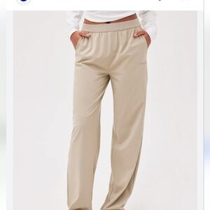 OUTDOOR VOICES Relay Wide Leg Pant Color Gravel Large